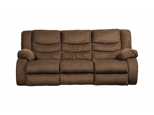 Ashley Tulen Reclining Sofa Chocolate Clearance