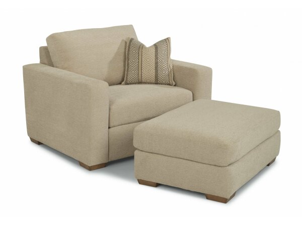 Flexsteel Collins Ottoman Ottomans & Poufs Customizable 3