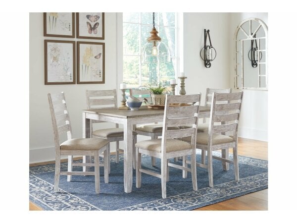 Skempton Dining Room Table and Chairs (Set of 7) Dining Tables 3