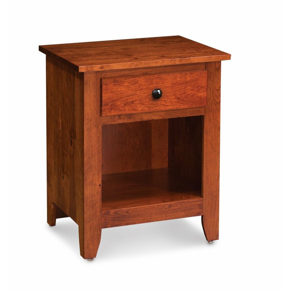 Shenandoah Nightstand with Opening on Bottom Nightstands Customizable