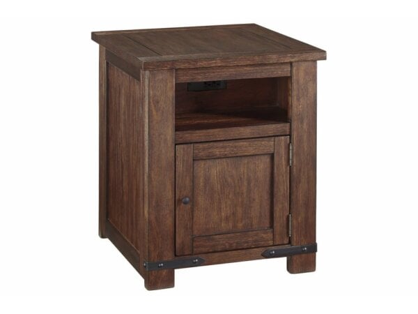 Budmore End Table with USB Ports & Outlets End tables