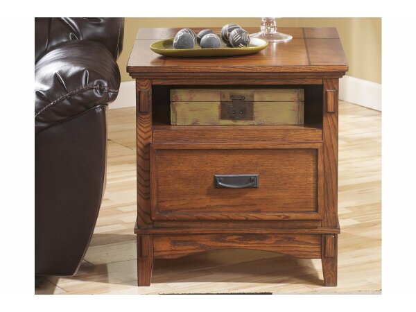 Cross Island Island End Table with Power Outlets End tables 13