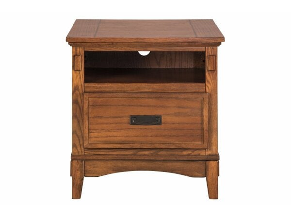 Cross Island Island End Table with Power Outlets End tables 11