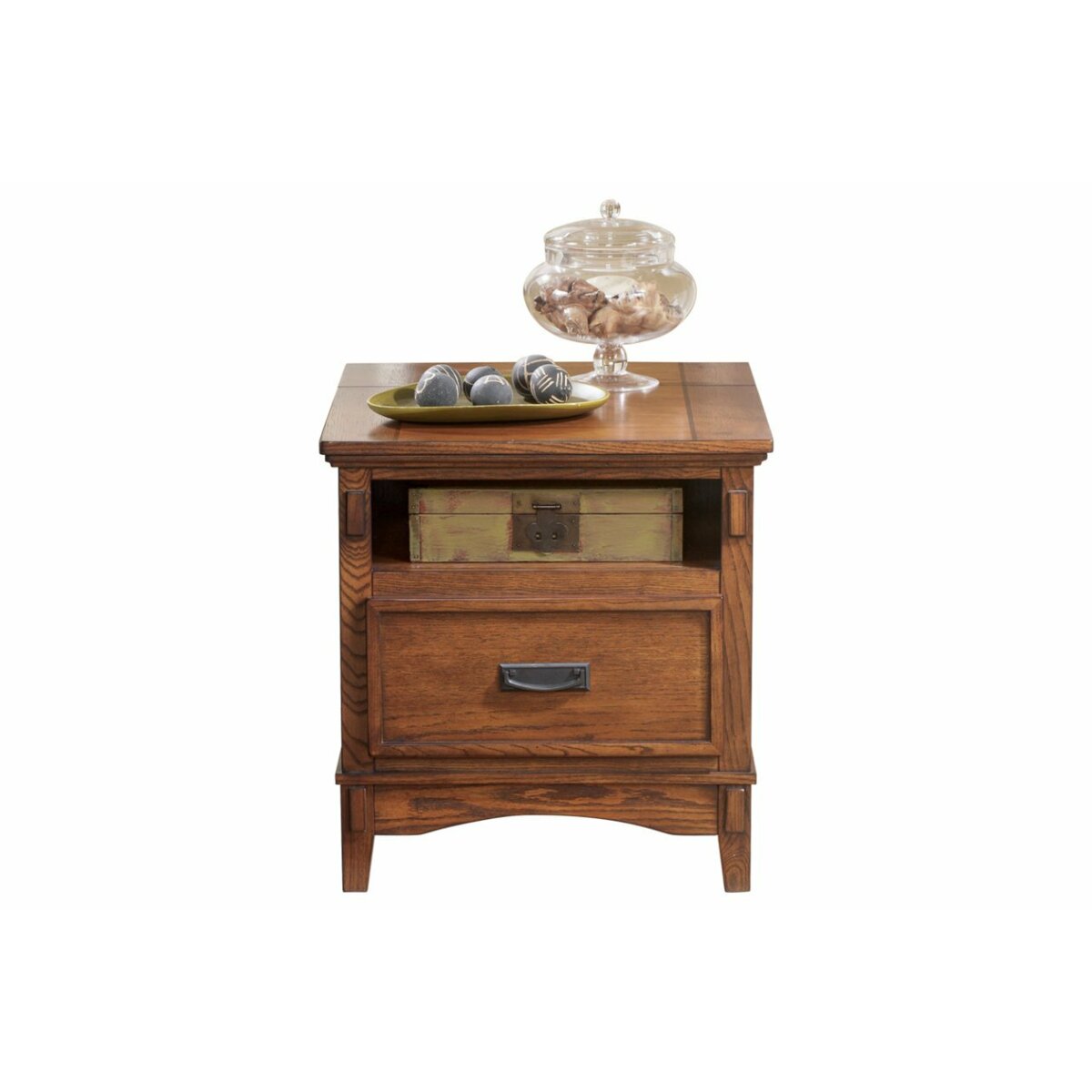 Cross Island Island End Table with Power Outlets End tables 3