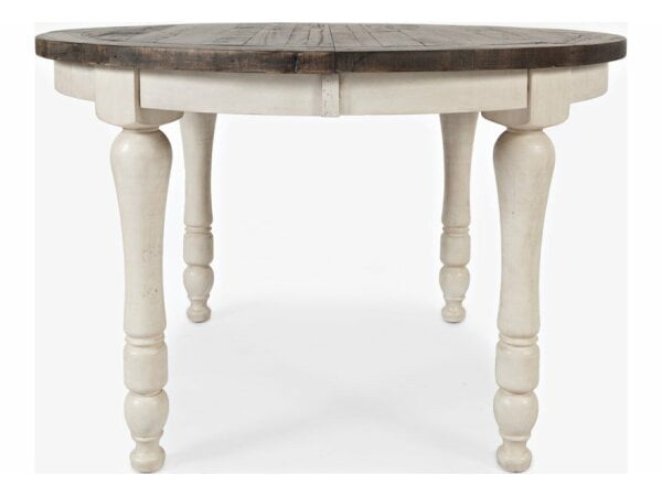 Madison County Dining Table Vintage White Finish Dining Tables