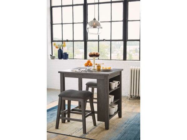 Caitbrook Counter Height Dining Table and Bar Stools (Set of 3) Dining Tables