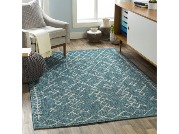 Eagean 5’3×7’7 Green Rugs Surya 3