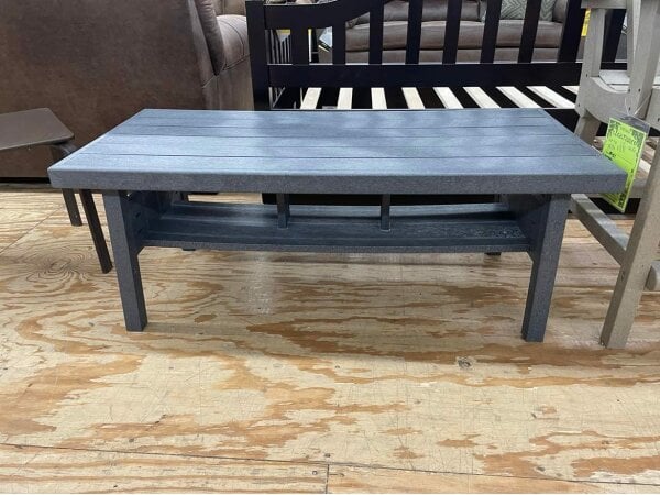 C.R. Plastics Coffee Table Slate Grey Clearance