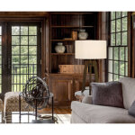150W 3 Way Bilzen Ash Wood Tripod Table Lamp - Image 3
