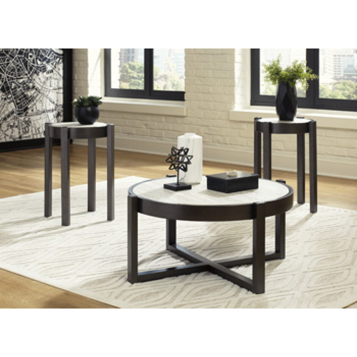Lannoli Table (Set of 3) End tables ashley furniture