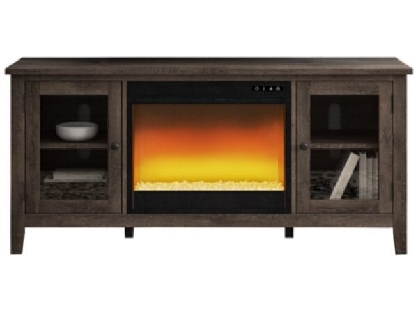 Arlenbry 60″ TV Stand with Electric Fireplace Entertainment ashley furniture 3