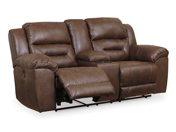 Ashley Stoneland Power Reclining Console Loveseat Sofas