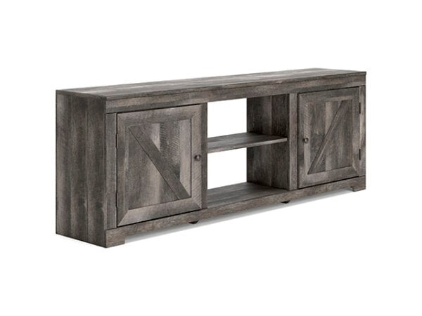 Ashley Wynnlow TV Stand w/ Fireplace Option Entertainment