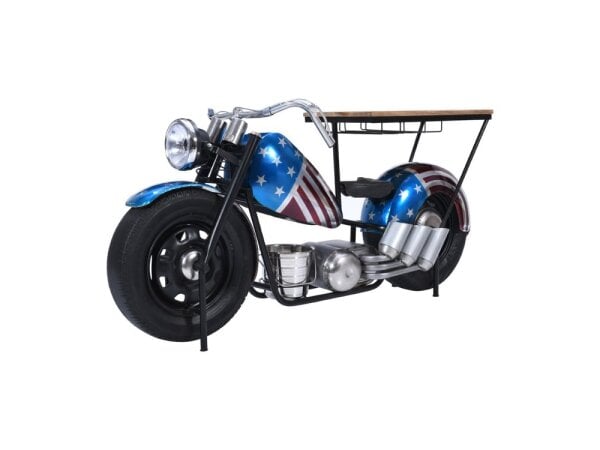 Red, White & Blue Motorcycle Bar Bar Furniture Jofran