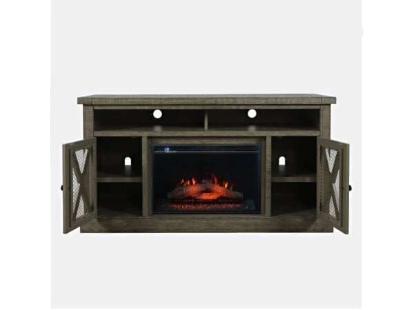 Jofran Telluride Electric Fireplace Media Console Entertainment 3