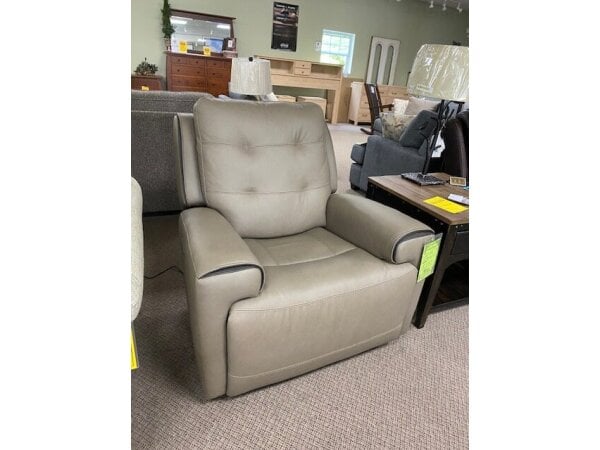 Flexsteel Iris Power Leather Recliner Living Room