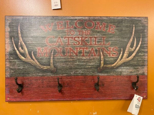 Welcome to the Catskill Mountains Sign 23X39 Wall Decor