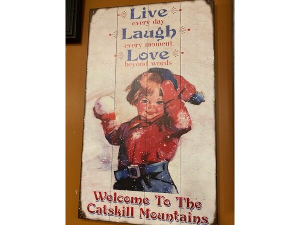 Live Laugh Love Sign 18X30 Wall Decor