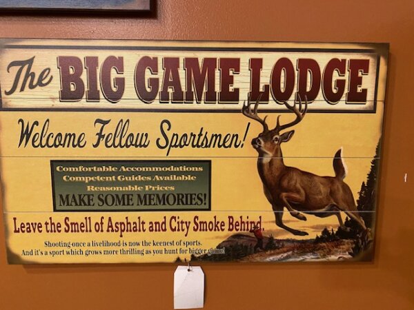 Big Game Lodge Wall Decor