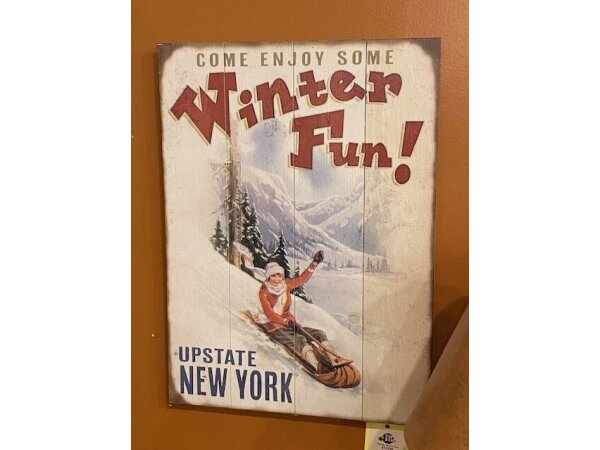 Winter Fun Sign 17X23 Art