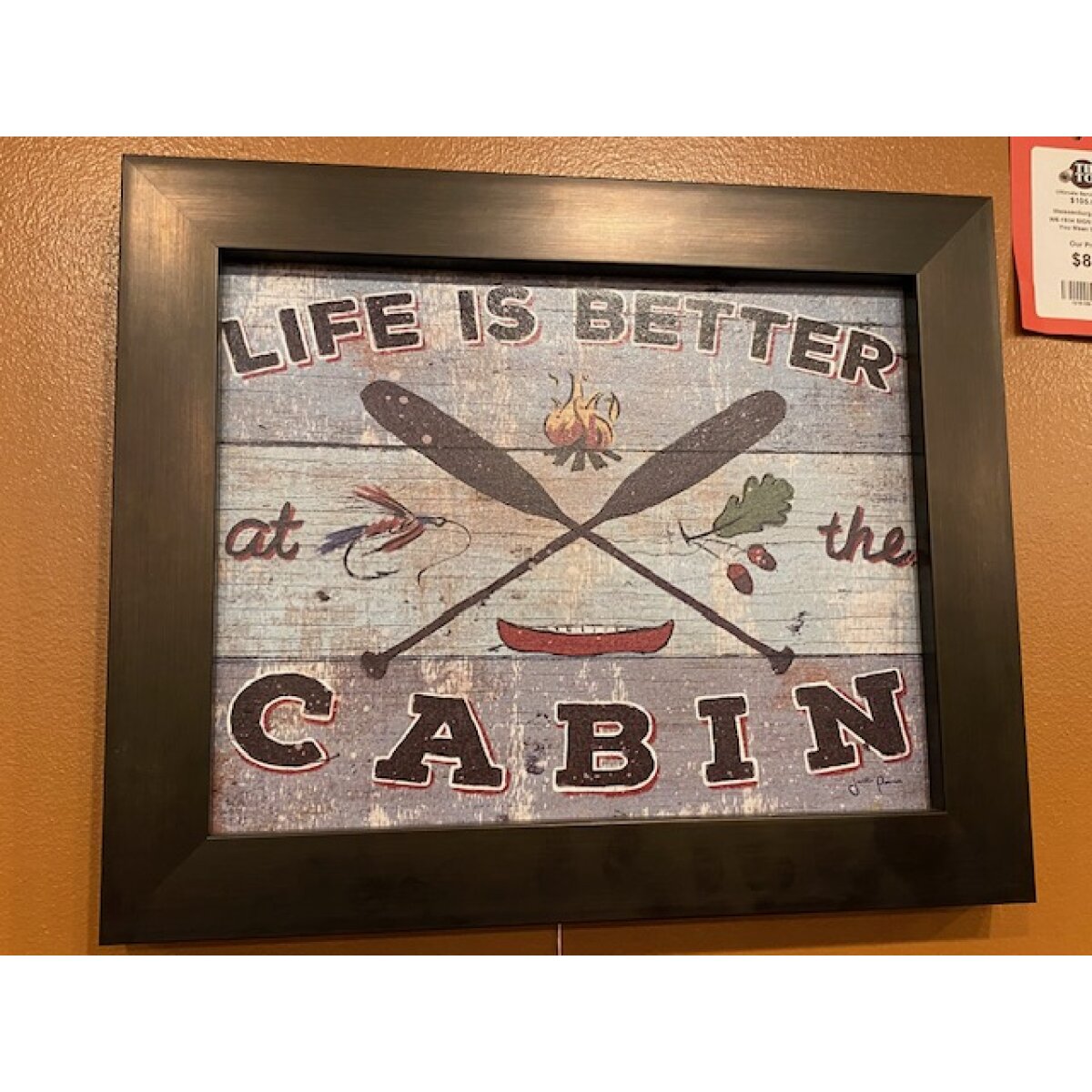 Life Is Better At The Cabin 43X33 Art