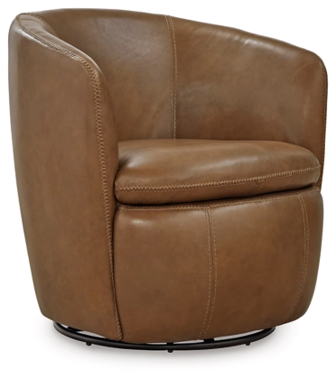 Ashley Kierreys Caramel Swivel Chair