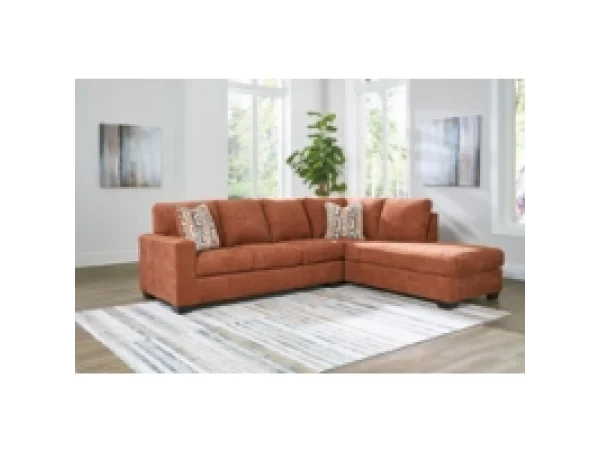 Ashley Aviemore 2-Peice Sectional With Chaise Living Room 3