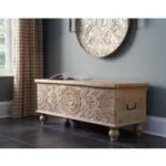 Ashley Fossil Ridge Storage Bench - Image 3