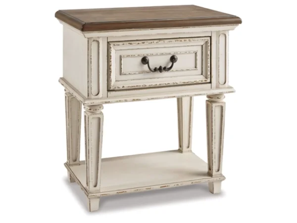 Ashley Realyn One Drawer Night Stand Bedroom