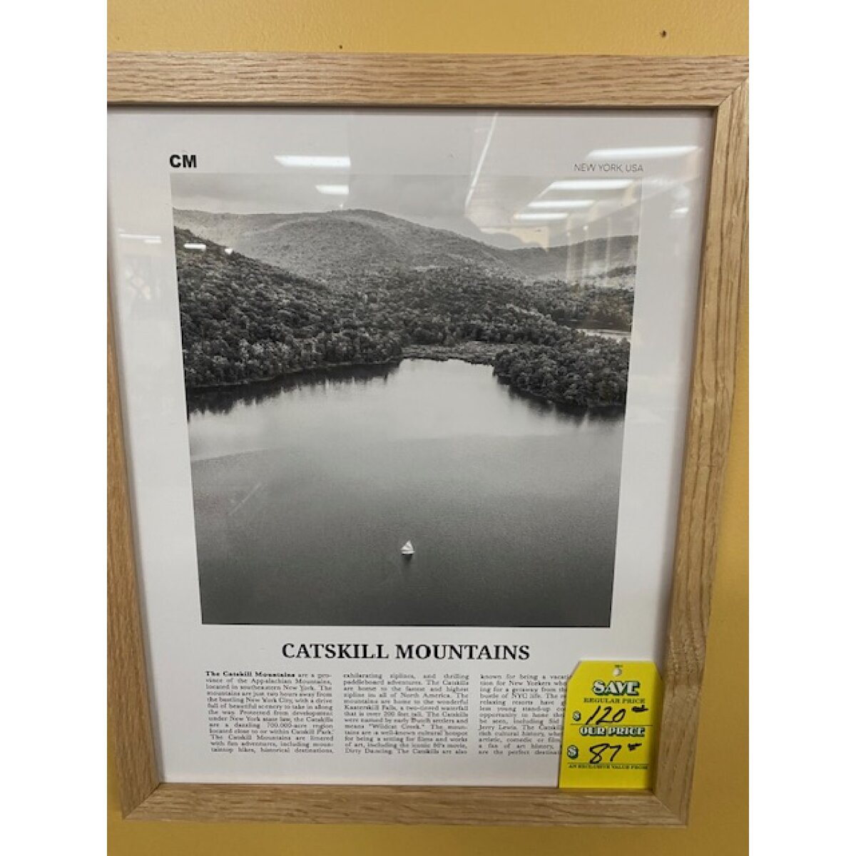 Catskill Mountains Black And White Art