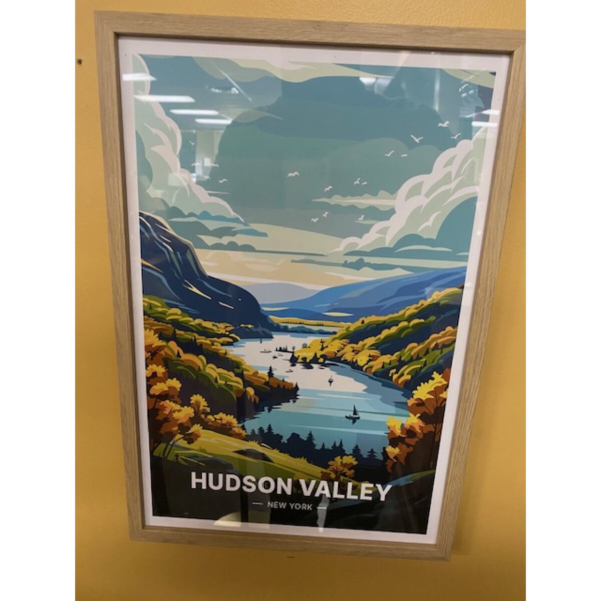 Hudson Valley Travel Poster 12X18 Art