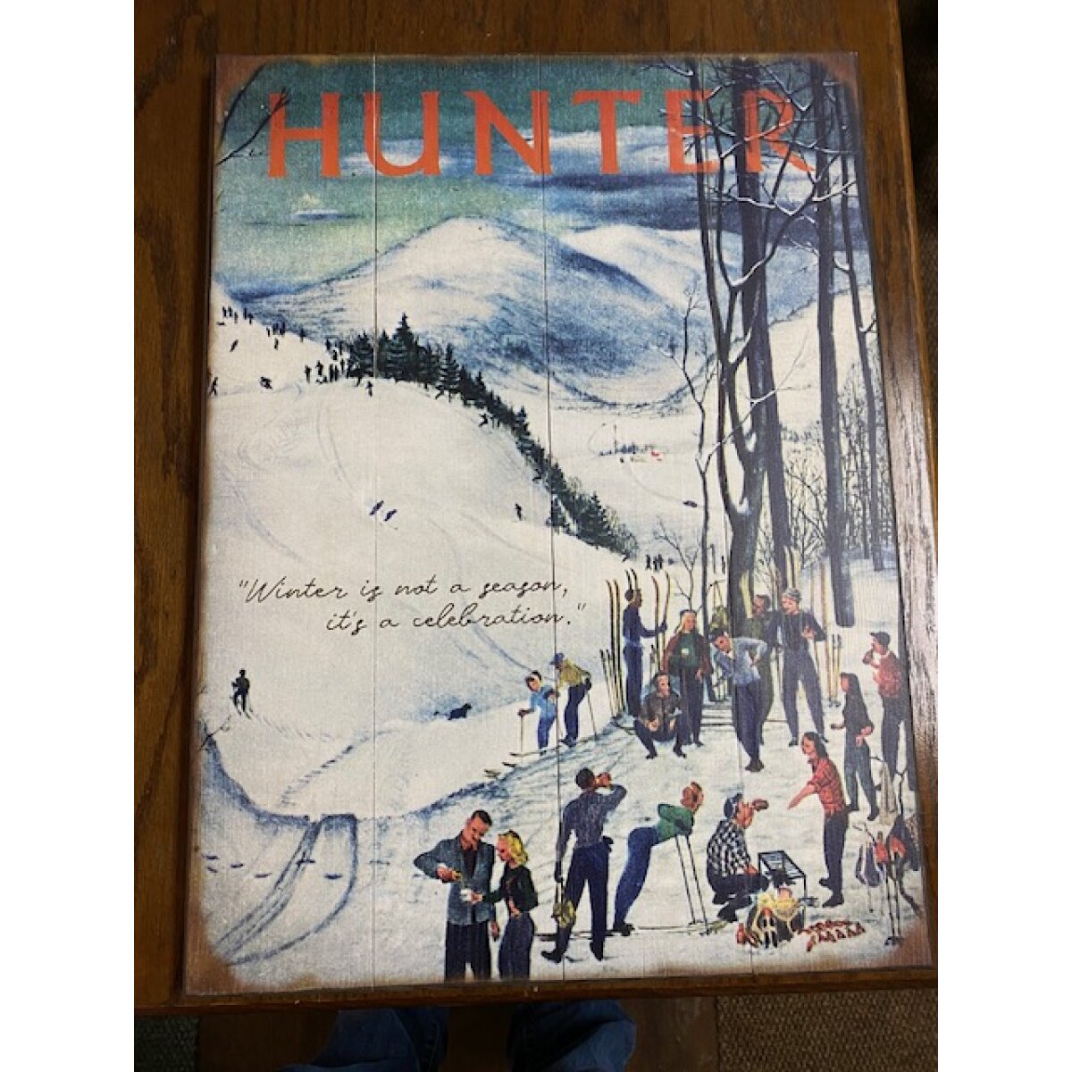 Hunter Winter Celebration Sign 17X23 Art