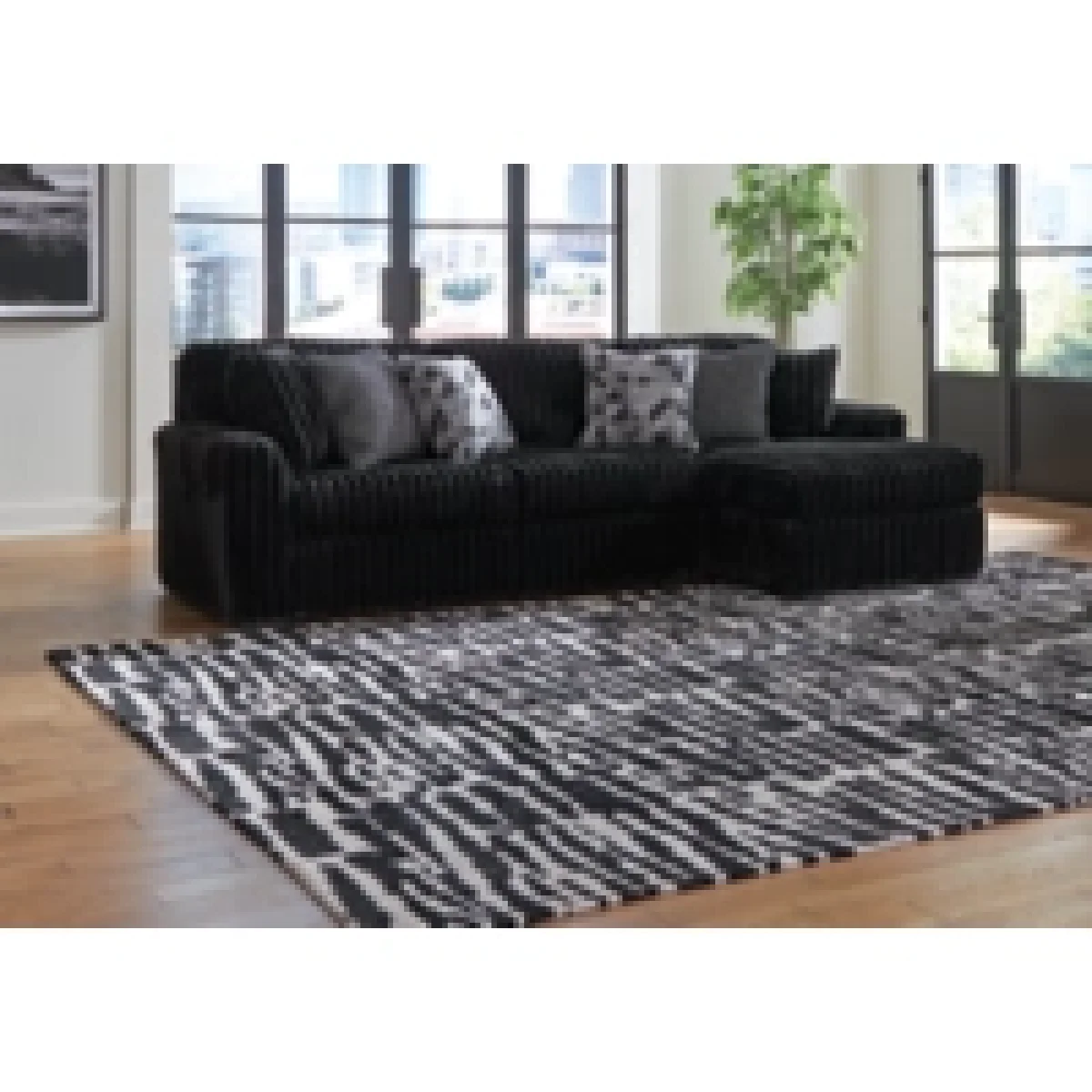 Ashley Midnight Madness 2 piece Sectional Living Room 2
