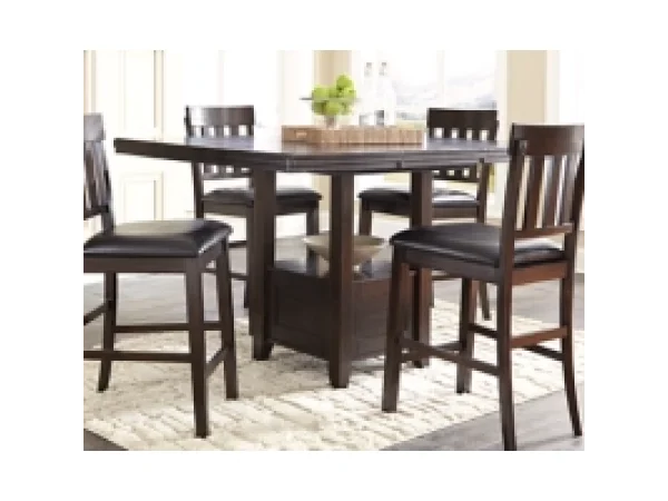 Ashley Haddigan Counter Height Table and 4 Stools Dining Room