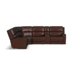Oasis Leather Power Sectional