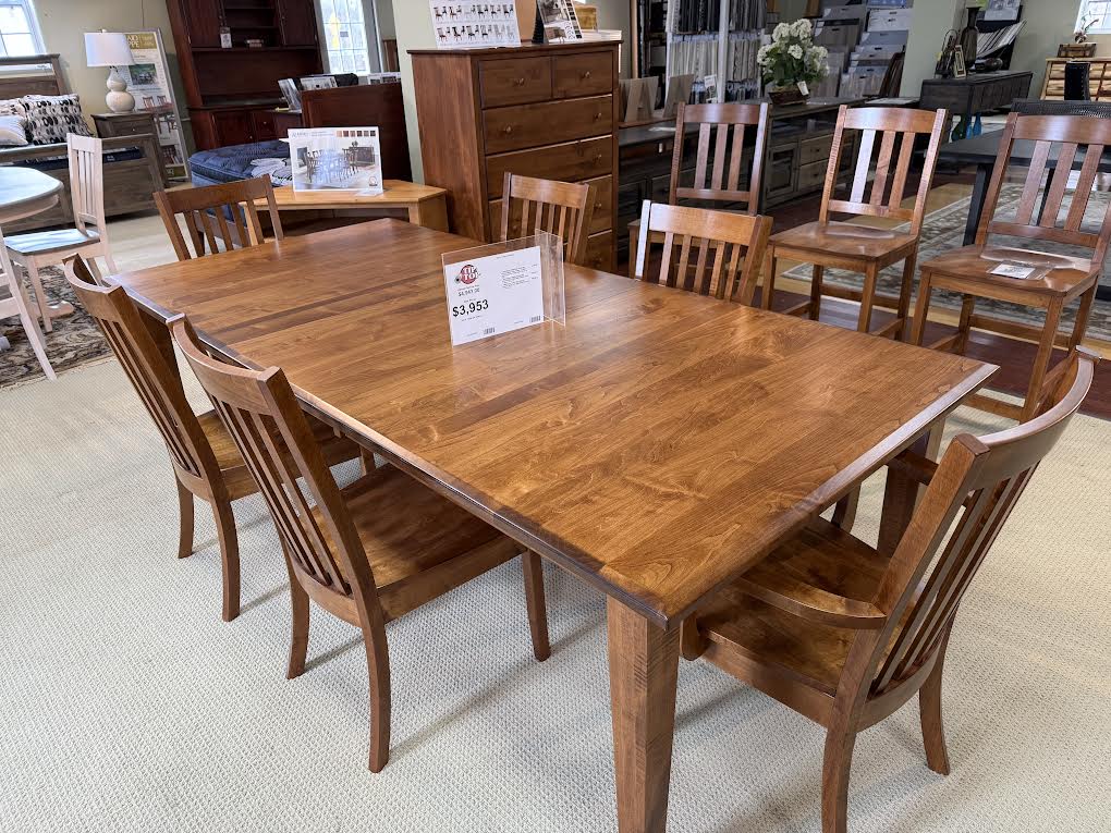 Archbold Driftwood Maple Washed Table and 6 Chairs