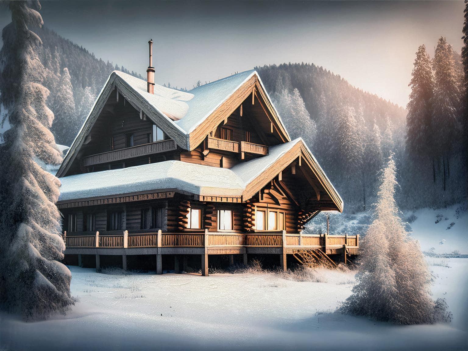 Cabin Canvas Picture