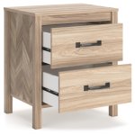 Battelle Two Drawer Night Stand - Image 2
