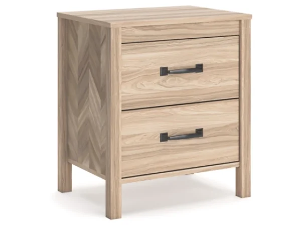 Battelle Two Drawer Night Stand Bedroom