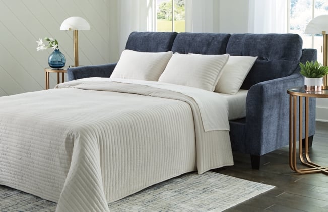 67206-68 Ashley Amity Bay Sofa Chaise Queen Sleeper - Image 1