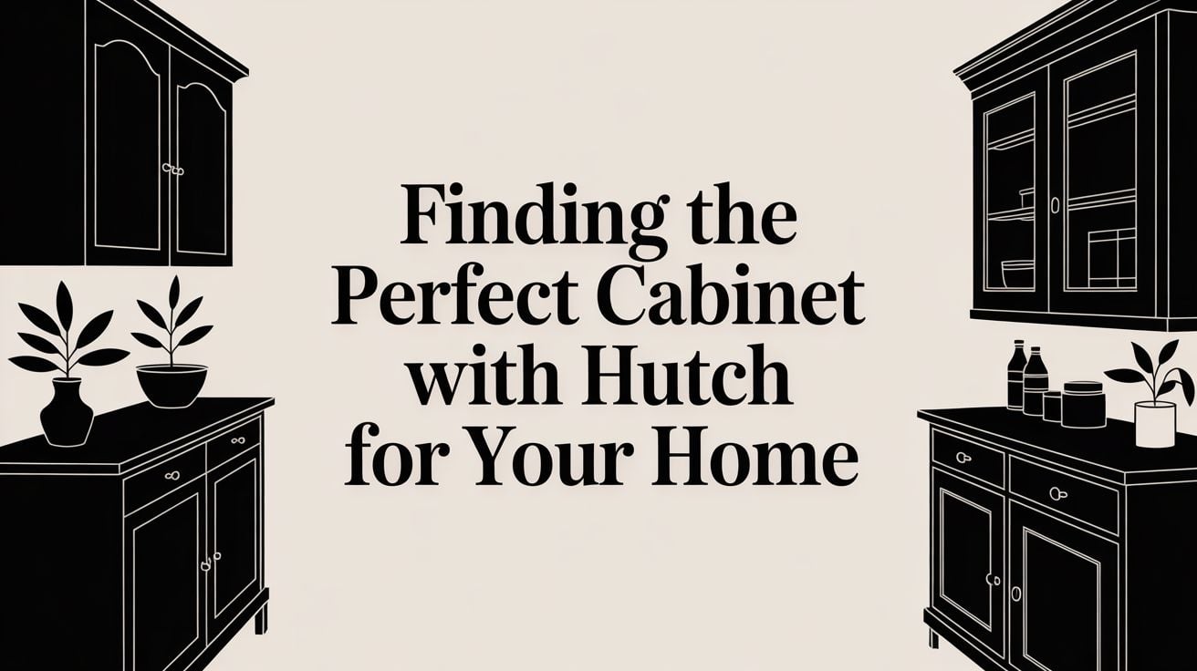 Cabinet With Hutch Cabinet Hutch