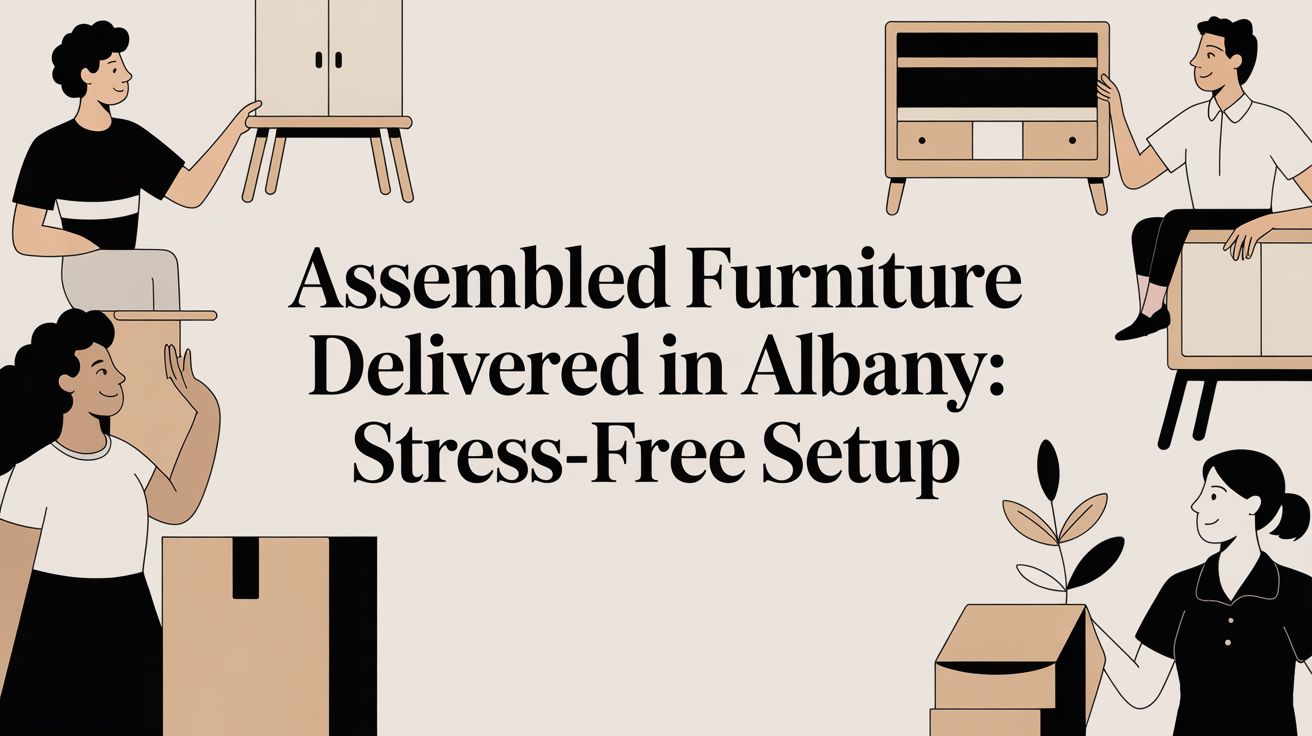 Assembled Furniture Delivered Home Setup