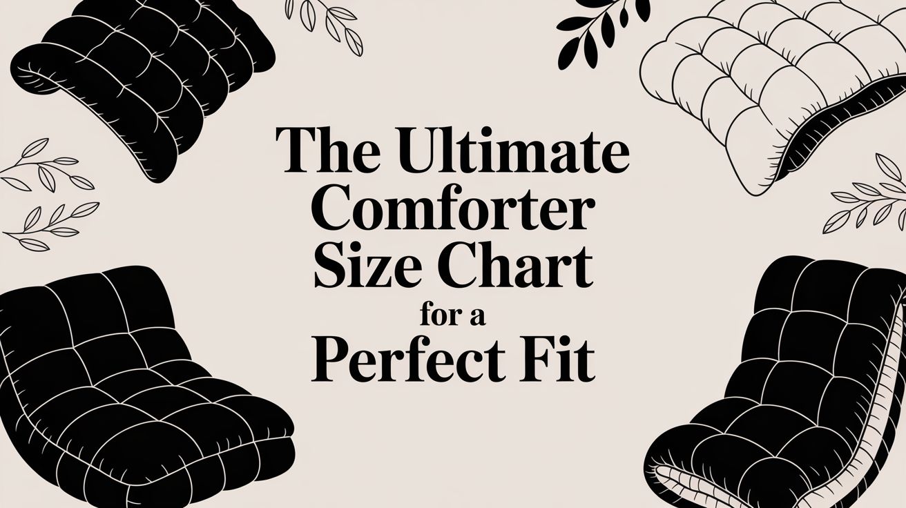 Comforter Size Chart Comforter Chart