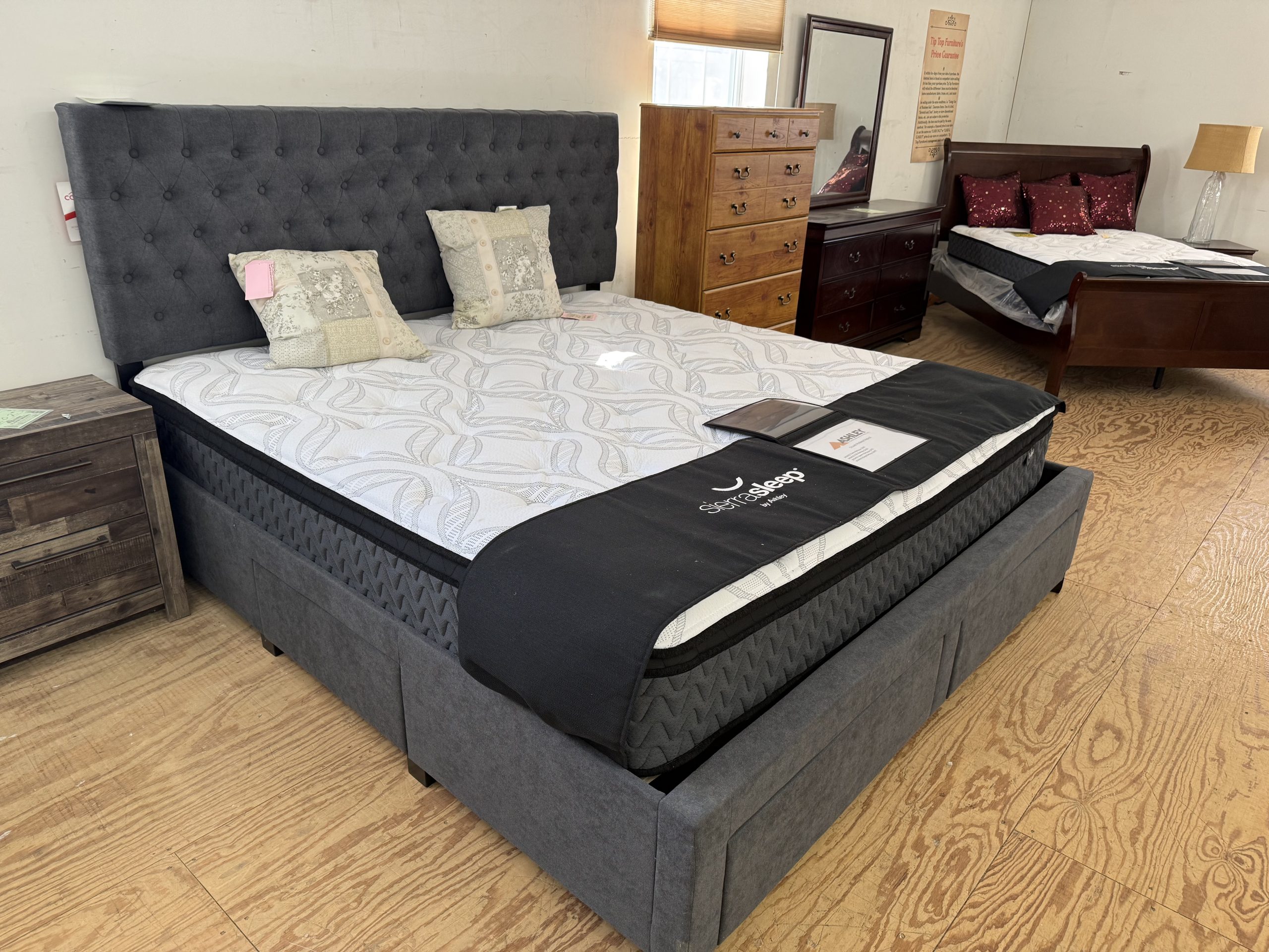 Coaster King Upholstered Storage Bed