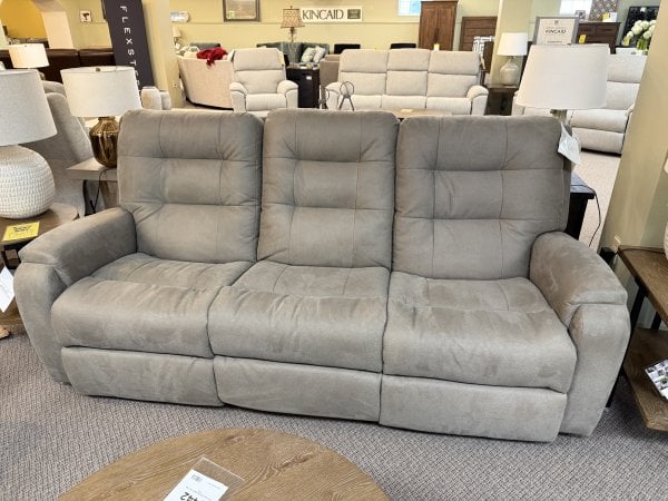 Arlo Fabric Power Reclining Sofa with Power Headrests & Lumbar