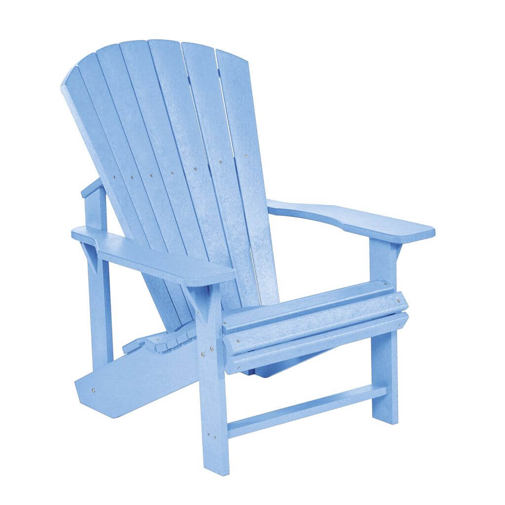 Sky Blue Upright Adirondack Chair