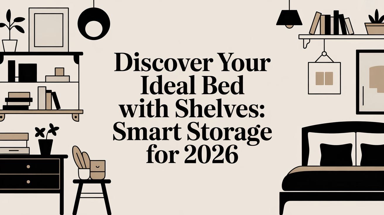 Bed With Shelves Bedroom Interior