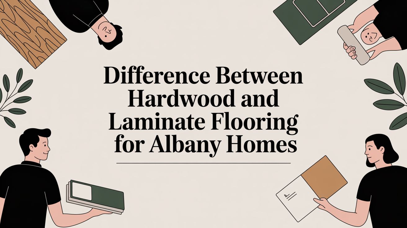 Difference Between Hardwood And Laminate Flooring Flooring Samples