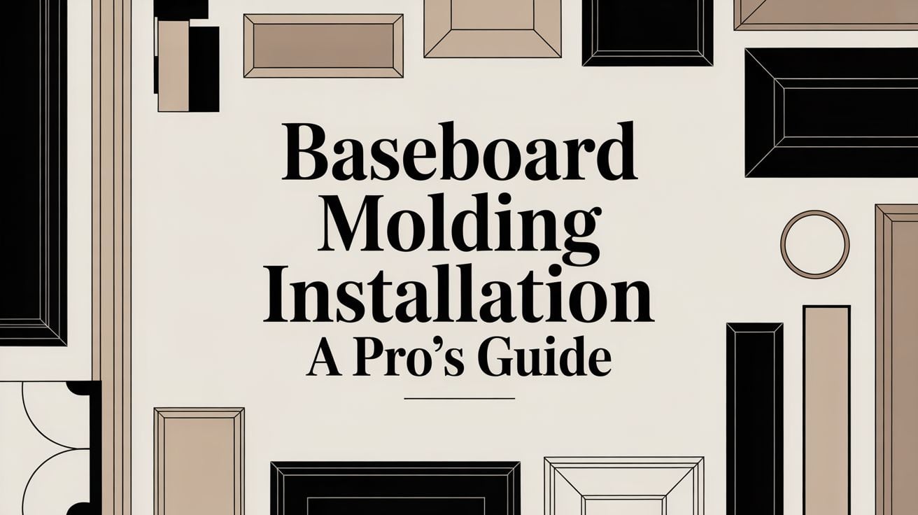 Baseboard Molding Installation Design