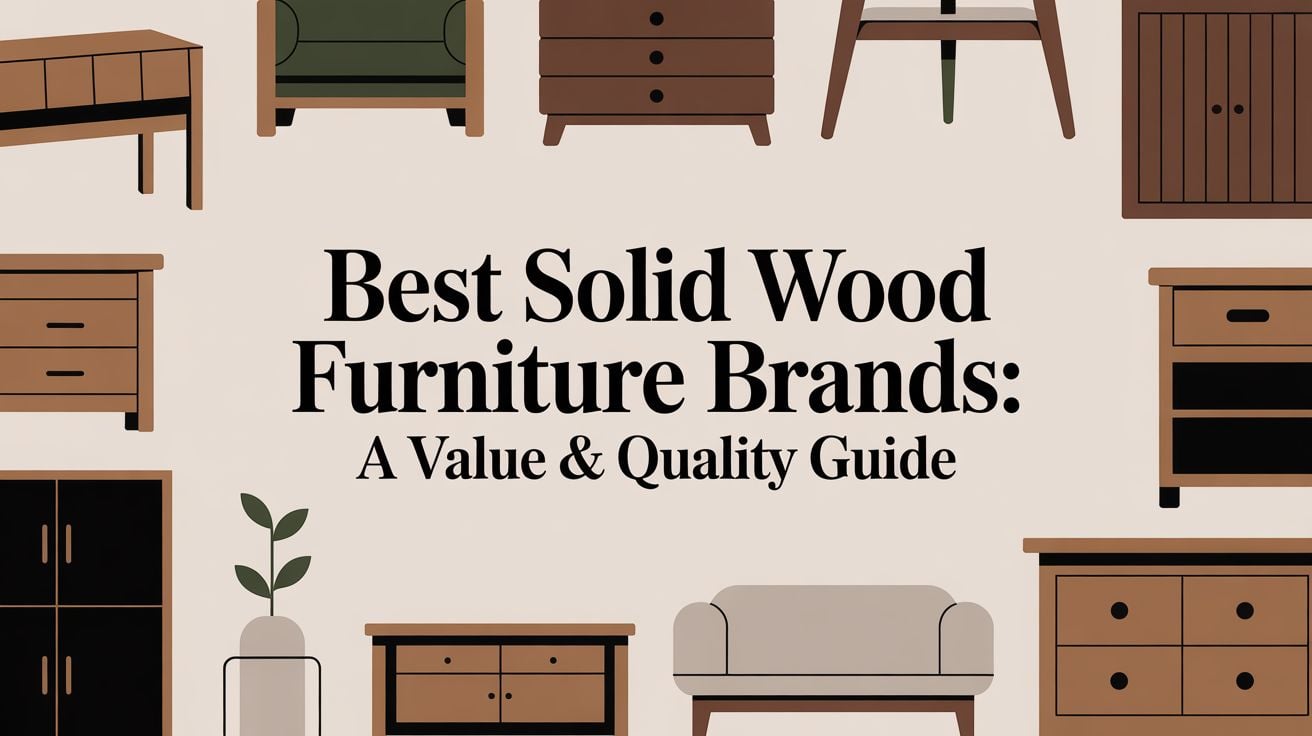 Best Solid Wood Furniture Brands Furniture Illustration